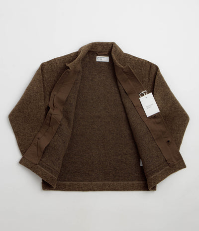 Universal Works Rams Jacket in Brown Marl