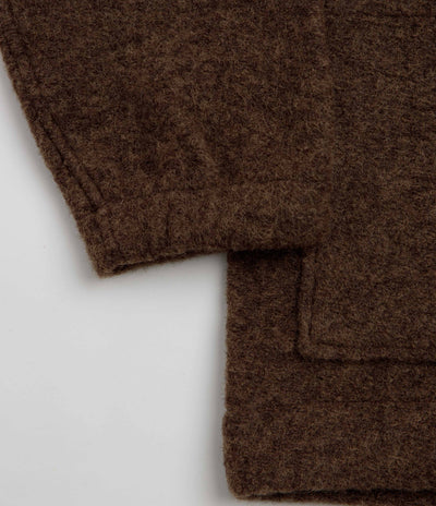 Universal Works Rams Jacket in Brown Marl