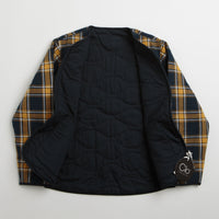 Universal Works Reversible Military Liner Jacket - Yellow / Navy thumbnail