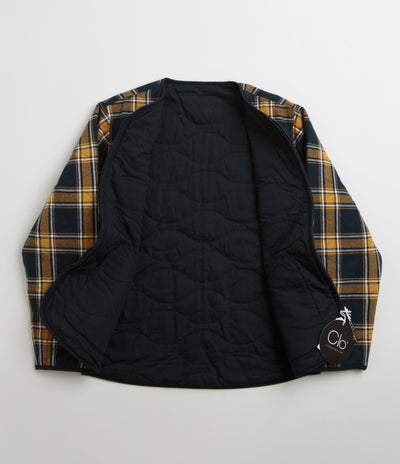 Universal Works Reversible Military Liner Jacket - Yellow / Navy