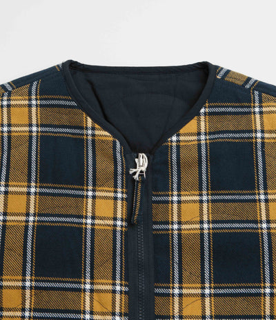 Universal Works Reversible Military Liner Jacket - Yellow / Navy