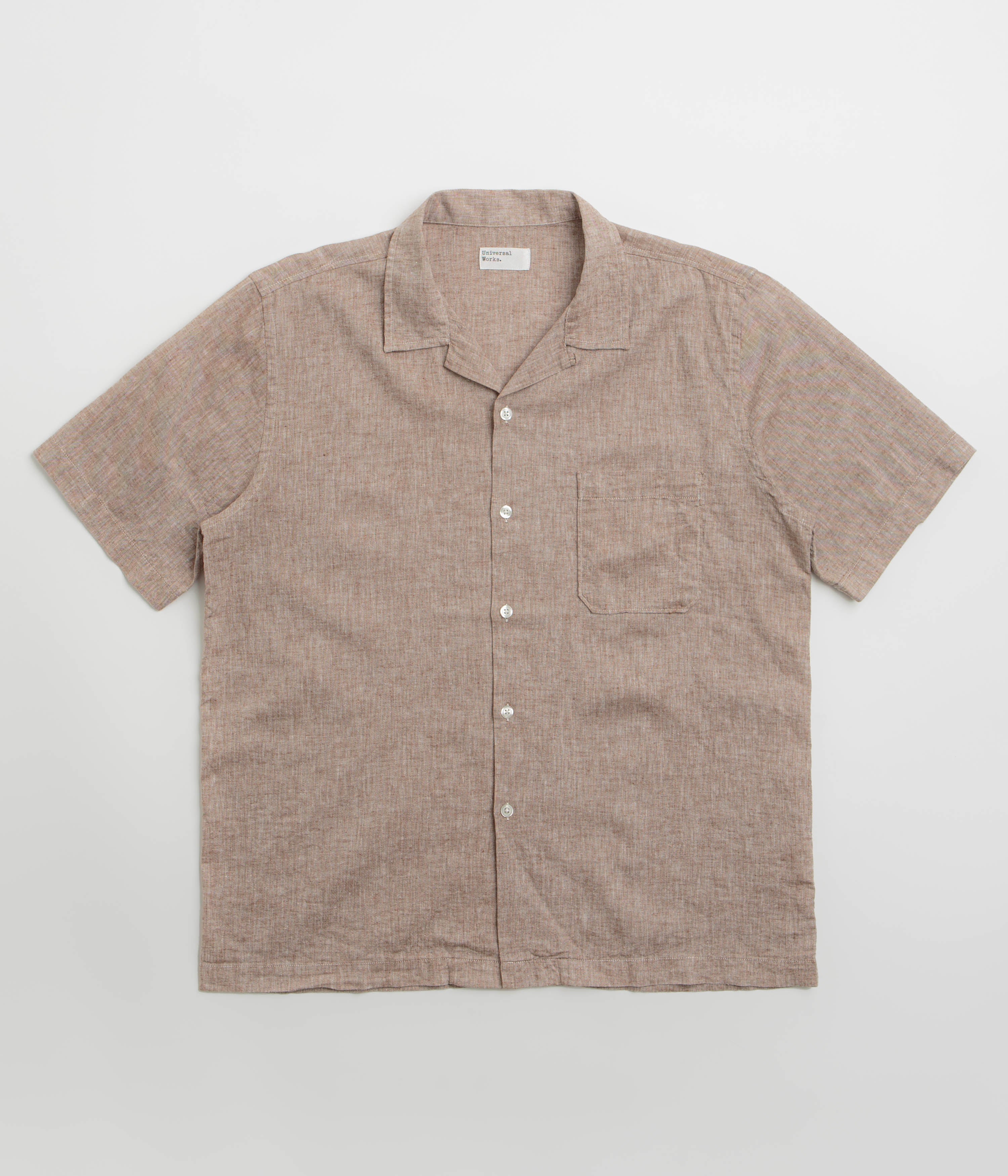 Universal Works Road Shirt in Brown