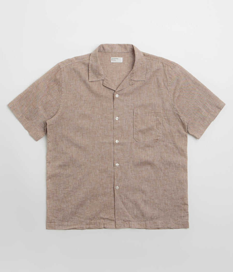 Universal Works Road Shirt in Brown