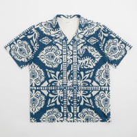 Universal Works Road Shirt - Navy / Island Print thumbnail
