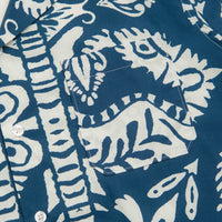 Universal Works Road Shirt - Navy / Island Print thumbnail