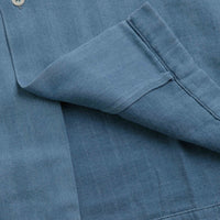 Universal Works Road Shirt - Washed Indigo / Herringbone thumbnail