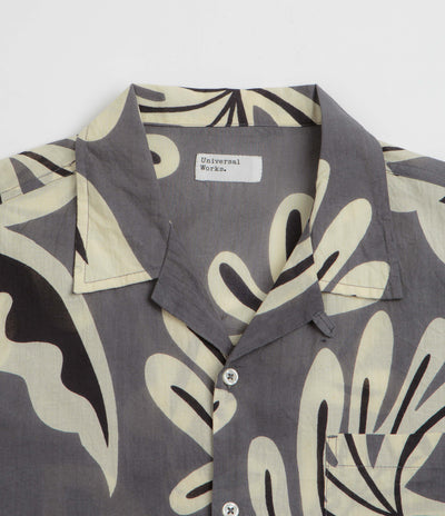 Universal Works Road Short Sleeve Shirt - Grey