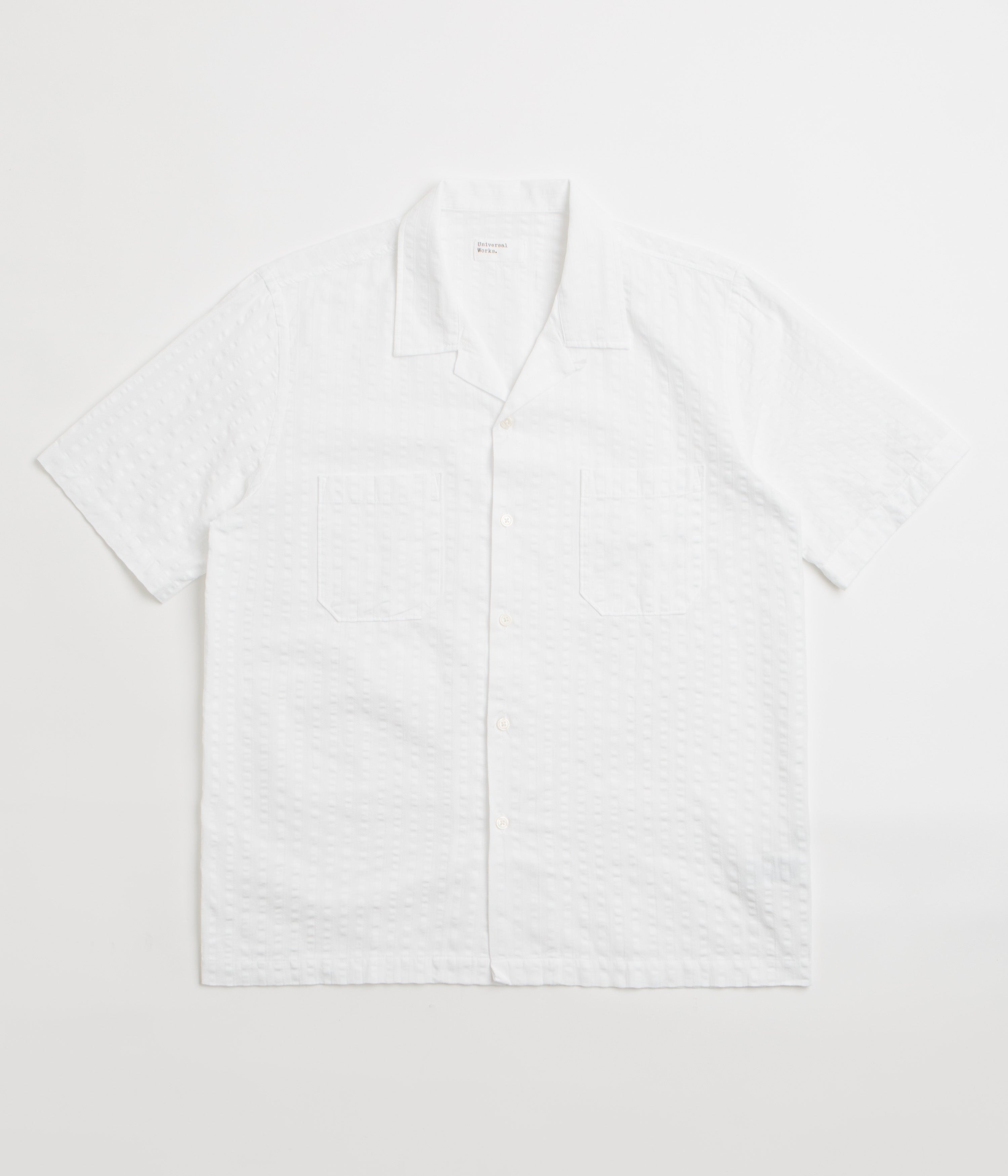 Universal Works Sal Road Shirt in White