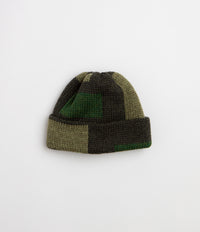 Universal Works Short Watch Beanie in Olive