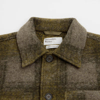Universal Works Techno Tag Jacket in Olive Check thumbnail