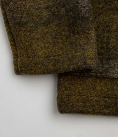 Universal Works Techno Tag Jacket in Olive Check