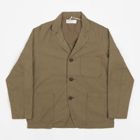 Universal Works Three Button Jacket - Olive thumbnail