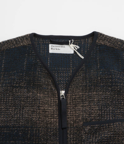 Universal Works Zip Gilet - Navy