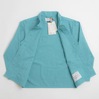 Uskees 3001 Buttoned Overshirt in Aqua thumbnail