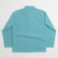 Uskees 3001 Buttoned Overshirt in Aqua thumbnail