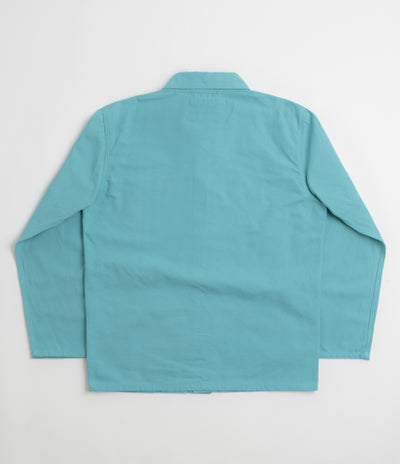Uskees 3001 Buttoned Overshirt in Aqua
