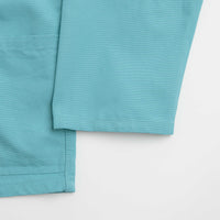 Uskees 3001 Buttoned Overshirt in Aqua thumbnail