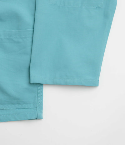 Uskees 3001 Buttoned Overshirt in Aqua