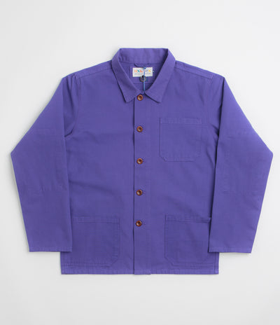 Uskees 3001 Buttoned Overshirt - Burst Grape