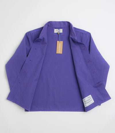 Uskees 3001 Buttoned Overshirt - Burst Grape