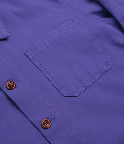 Uskees 3001 Buttoned Overshirt - Burst Grape