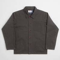 Uskees 3001 Buttoned Overshirt - Charcoal thumbnail