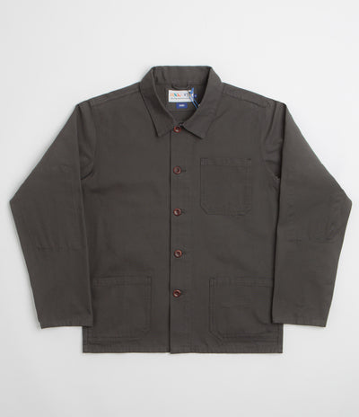 Uskees 3001 Buttoned Overshirt - Charcoal