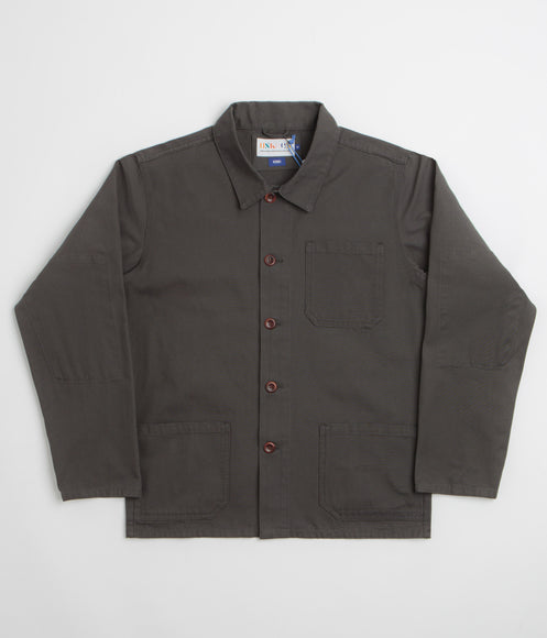 Uskees 3001 Buttoned Overshirt - Charcoal
