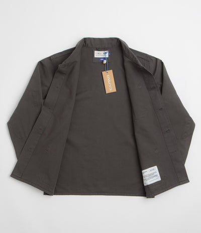 Uskees 3001 Buttoned Overshirt - Charcoal