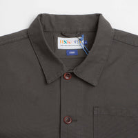 Uskees 3001 Buttoned Overshirt - Charcoal thumbnail