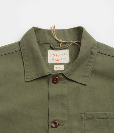 Uskees 3001 Buttoned Overshirt in Coriander