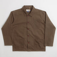 Uskees 3001 Buttoned Overshirt - Dark Taupe thumbnail