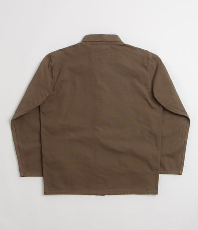 Uskees 3001 Buttoned Overshirt - Dark Taupe