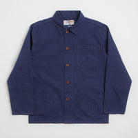 Uskees 3001 Buttoned Overshirt in Deep Indigo thumbnail