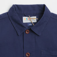 Uskees 3001 Buttoned Overshirt in Deep Indigo thumbnail