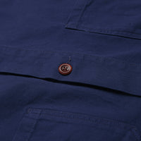 Uskees 3001 Buttoned Overshirt in Deep Indigo thumbnail