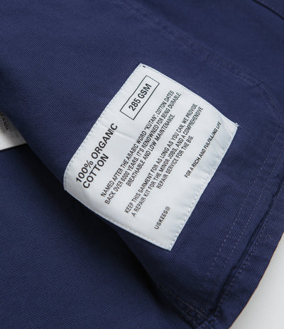 Uskees 3001 Buttoned Overshirt in Deep Indigo