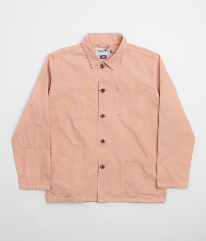 Uskees 3001 Buttoned Overshirt - Dusty Pink | flatspot