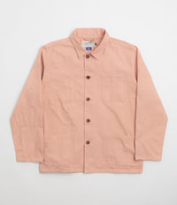 Uskees 3001 Buttoned Overshirt in Dusty Pink