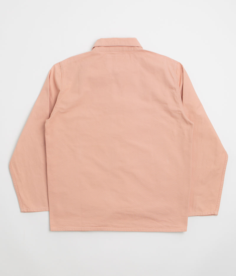 Uskees 3001 Buttoned Overshirt - Dusty Pink | flatspot