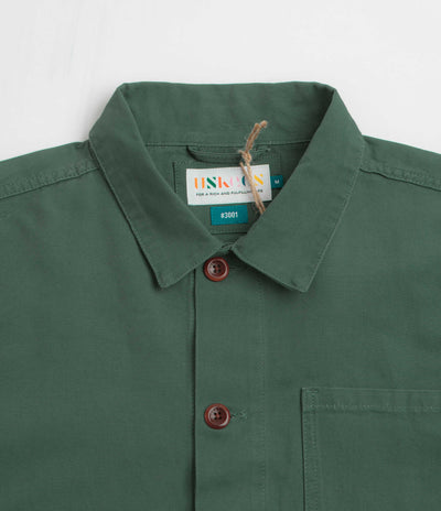 Uskees 3001 Buttoned Overshirt - Green