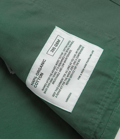 Uskees 3001 Buttoned Overshirt - Green