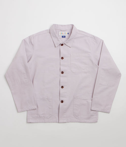 Uskees 3001 Buttoned Overshirt - Lunar Stone