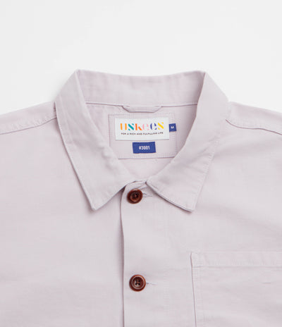 Uskees 3001 Buttoned Overshirt - Lunar Stone