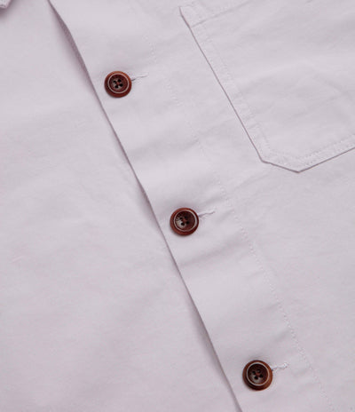 Uskees 3001 Buttoned Overshirt - Lunar Stone