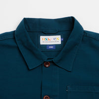 Uskees 3001 Buttoned Overshirt - Maya Blue thumbnail