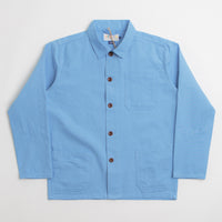 Uskees 3001 Buttoned Overshirt - Powder Blue thumbnail