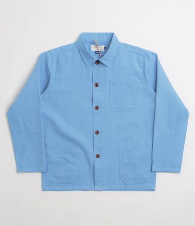 Uskees 3001 Buttoned Overshirt - Powder Blue