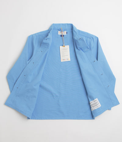 Uskees 3001 Buttoned Overshirt - Powder Blue