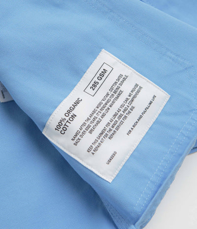 Uskees 3001 Buttoned Overshirt - Powder Blue